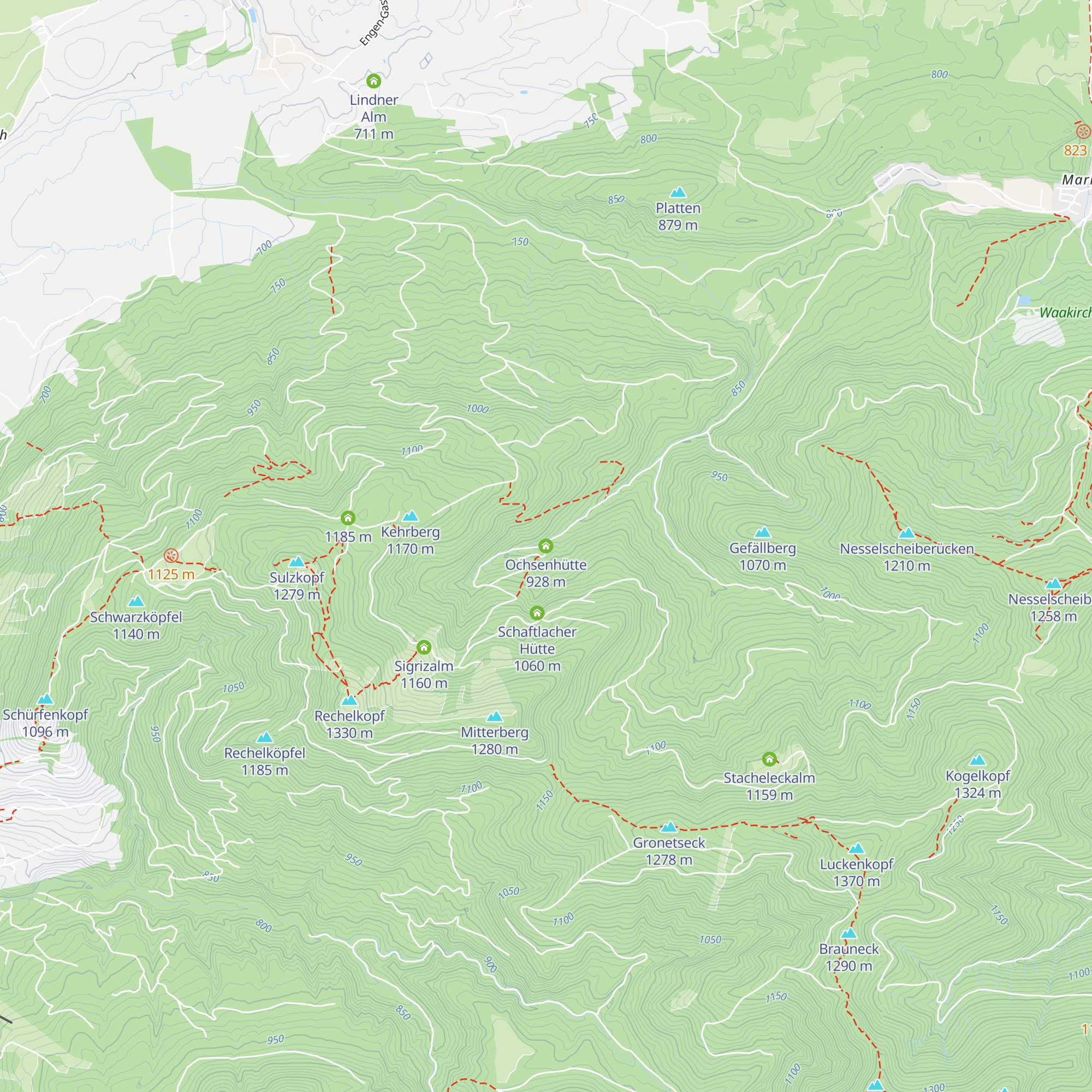 Ochsenhütte map