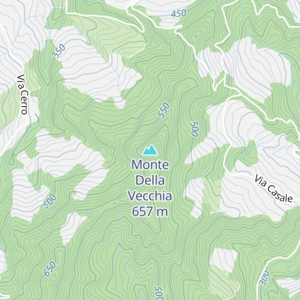 Map of Monte Della Vecchia