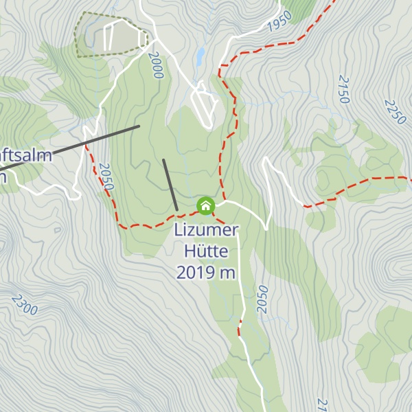 Map of Lizumer Hütte