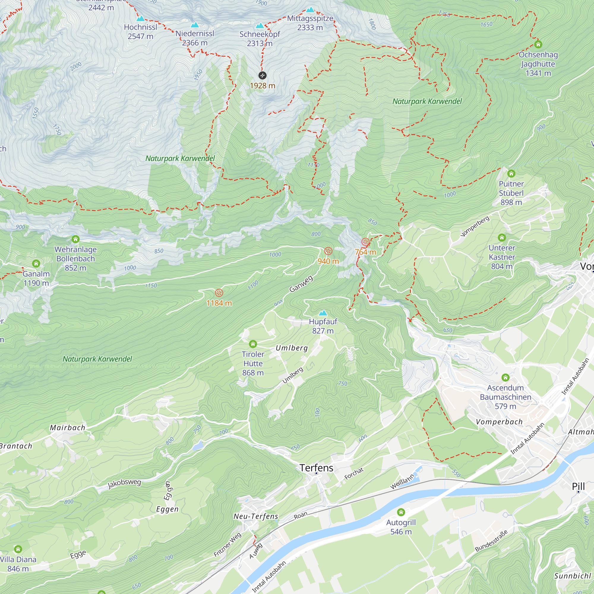 Apparatekammer Umlberg map