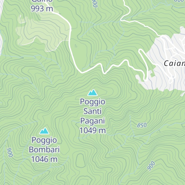 Map of Poggio Santi Pagani