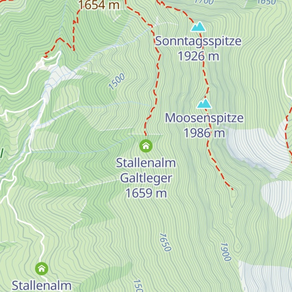 Map of Stallenalm Galtleger