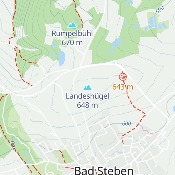 Map of Landeshügel