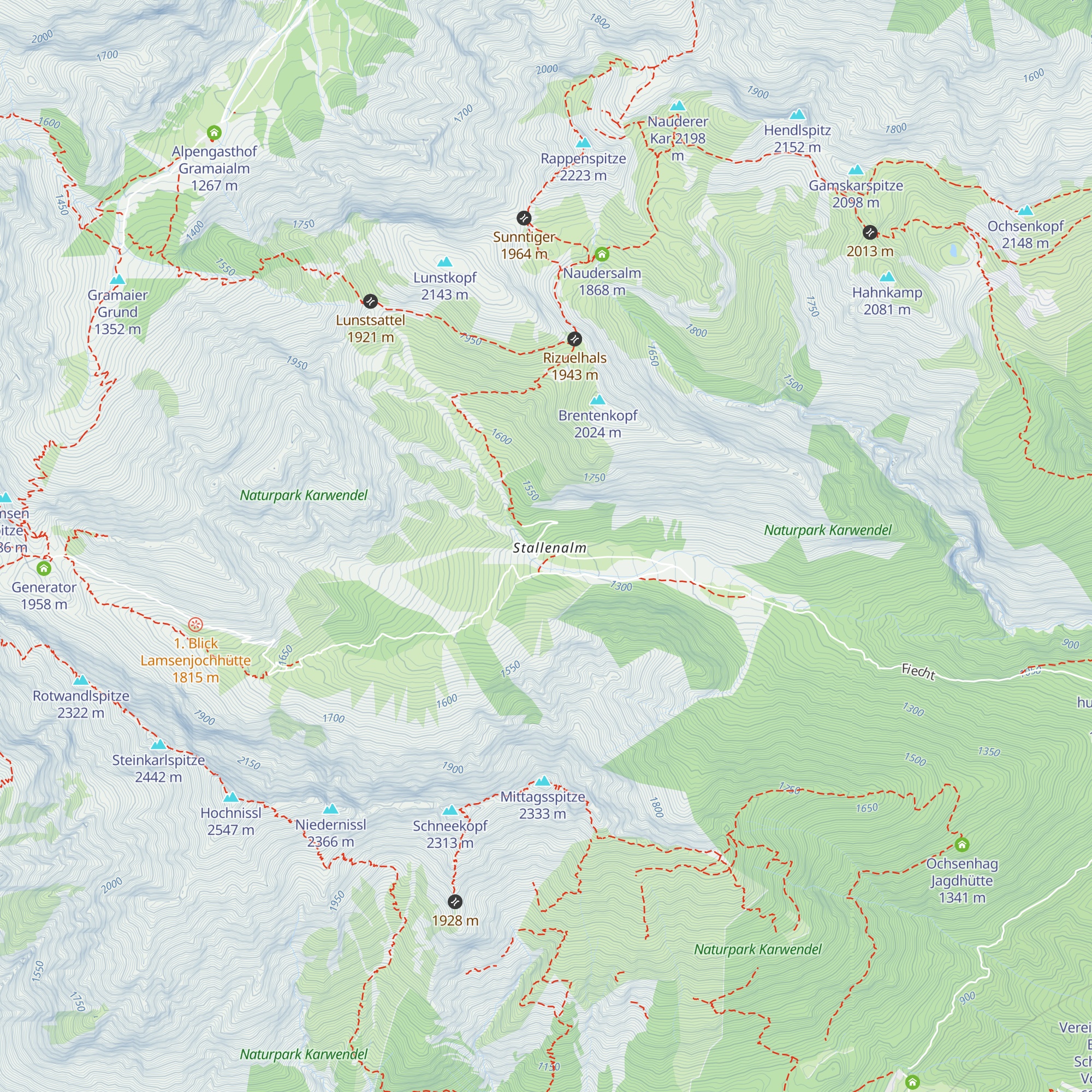 Stallenhütte map