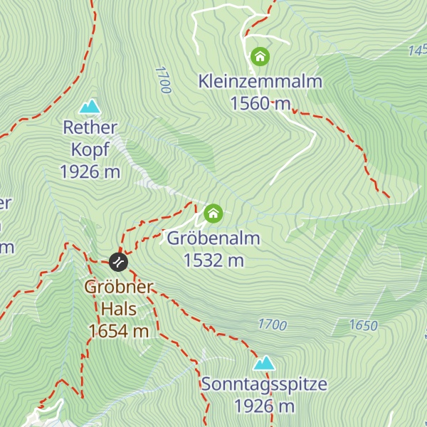 Map of Gröbenalm