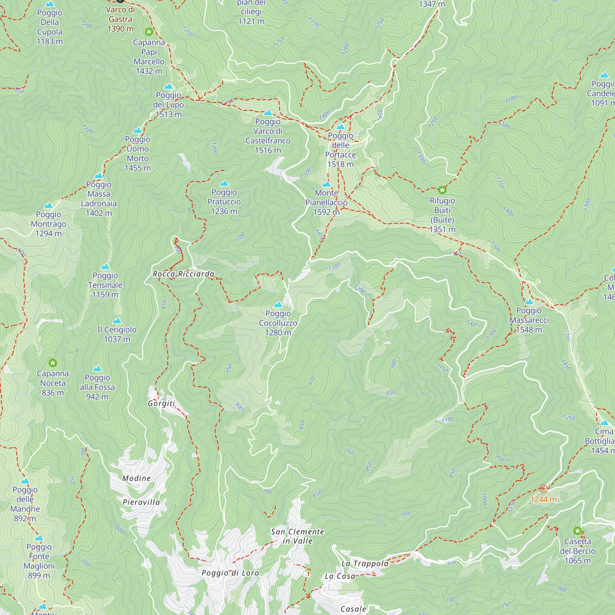 Casetta di Acquafredda map