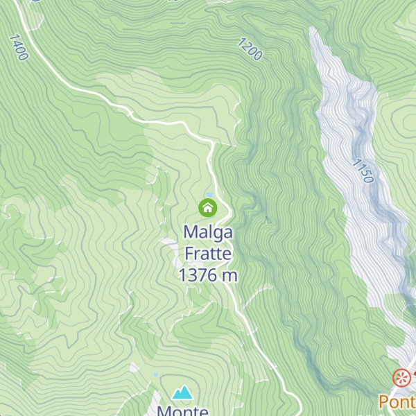 Map of Malga Fratte