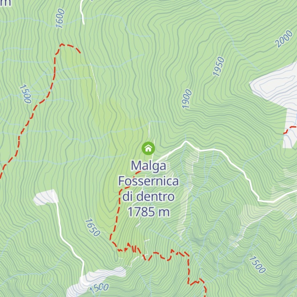 Map of Malga Fossernica di dentro