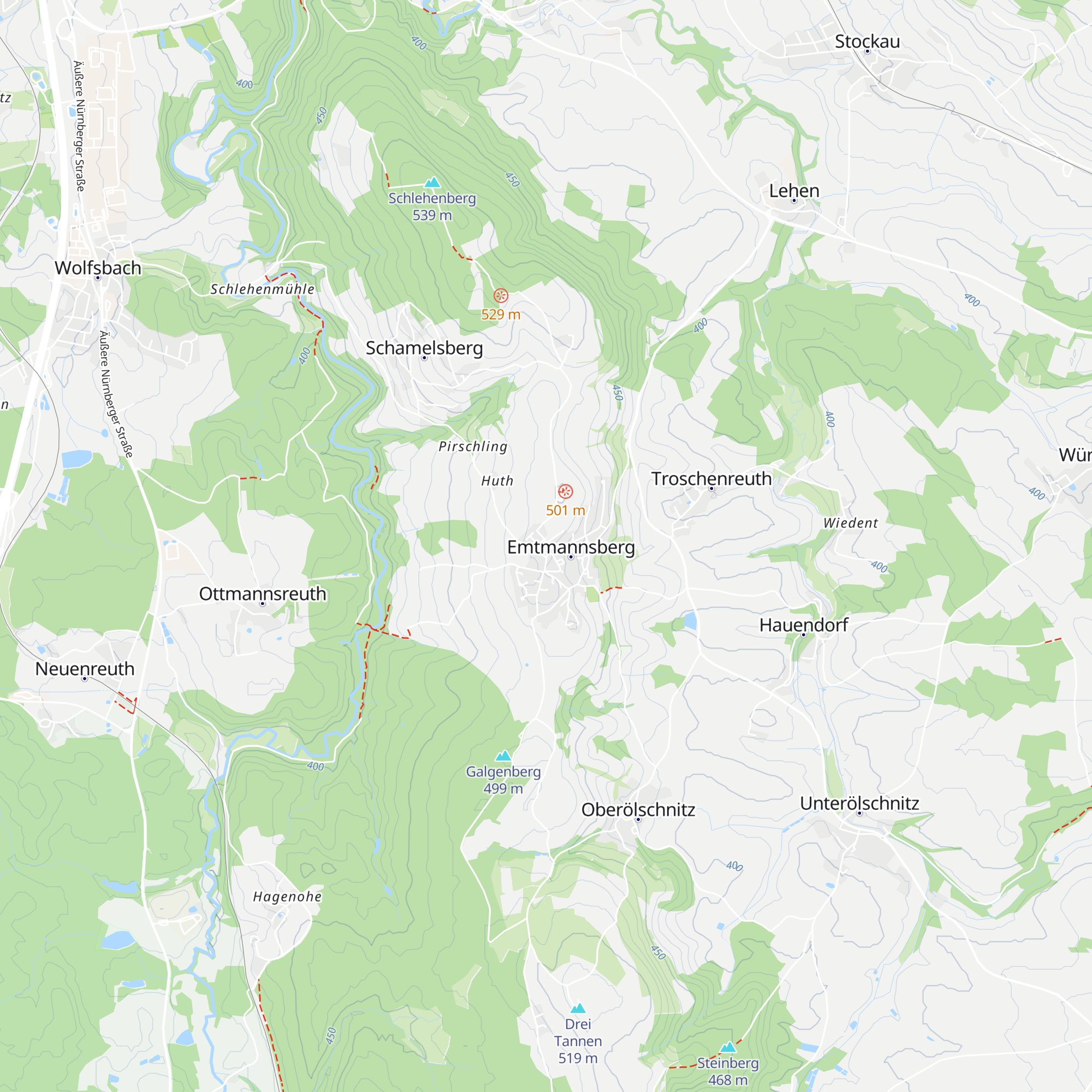 Knoblauchhütte map