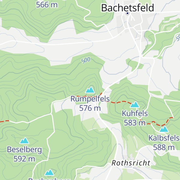 Map of Rumpelfels