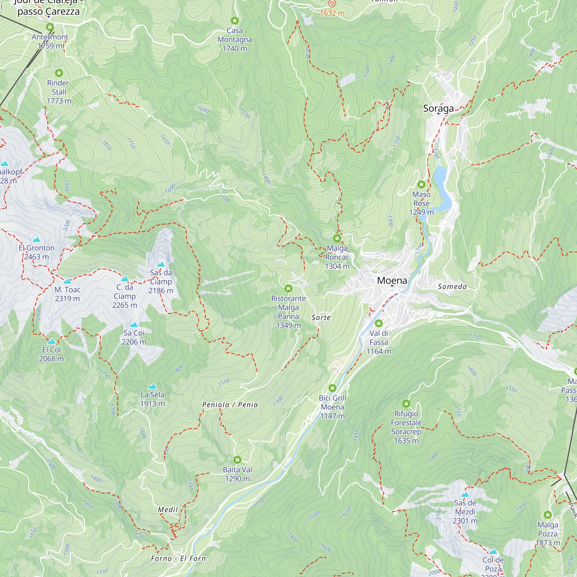 Ristorante Malga Panna map