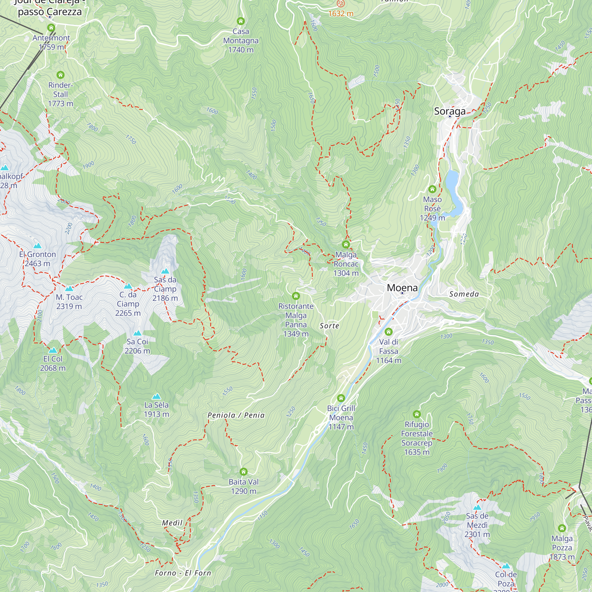 Ristorante Malga Panna map