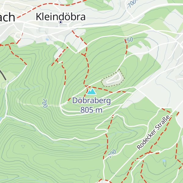 Map of Döbraberg