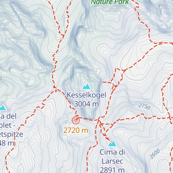 Map of Kesselkogel