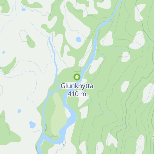 Map of Glunkhytta