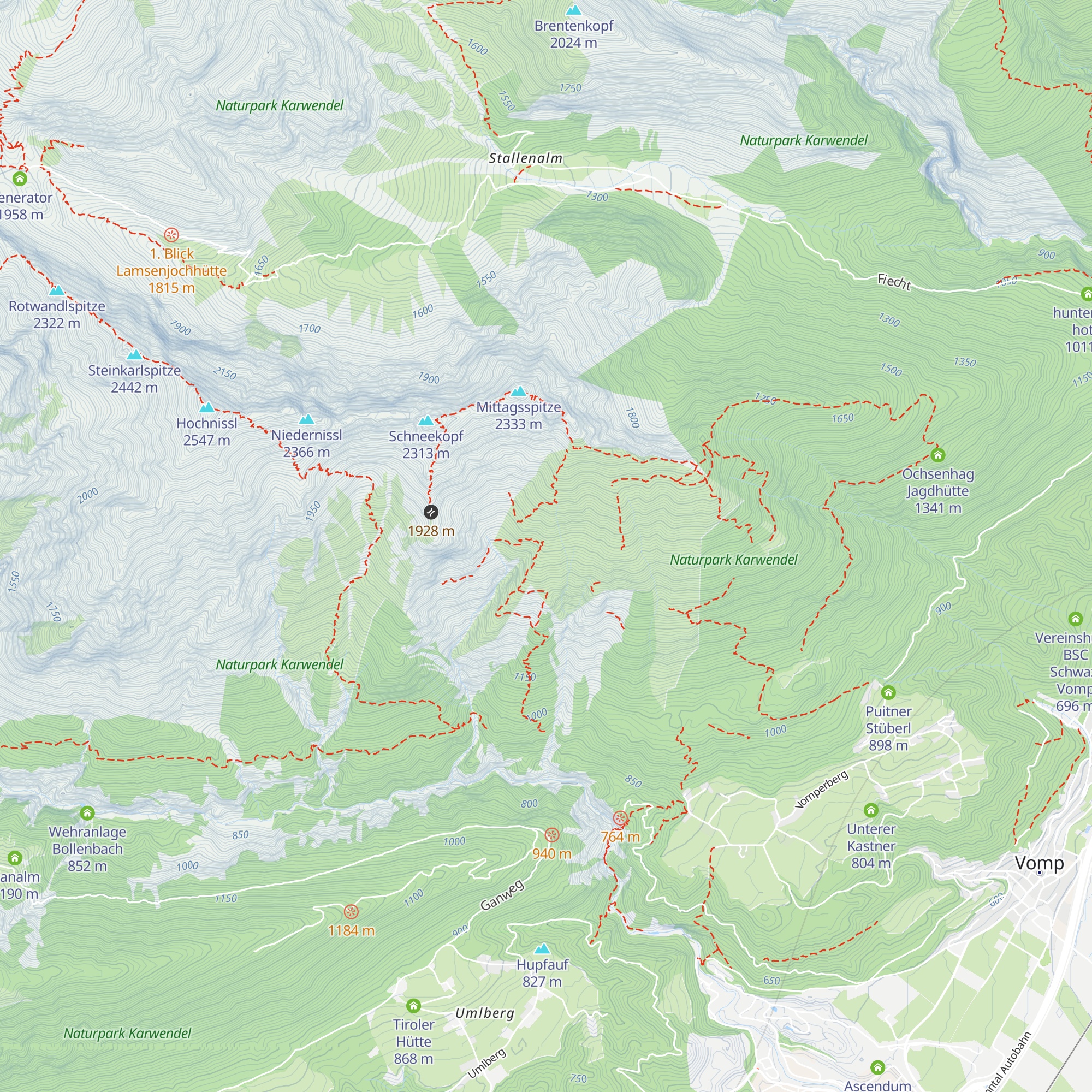 Jagdhütte Adlerblick map
