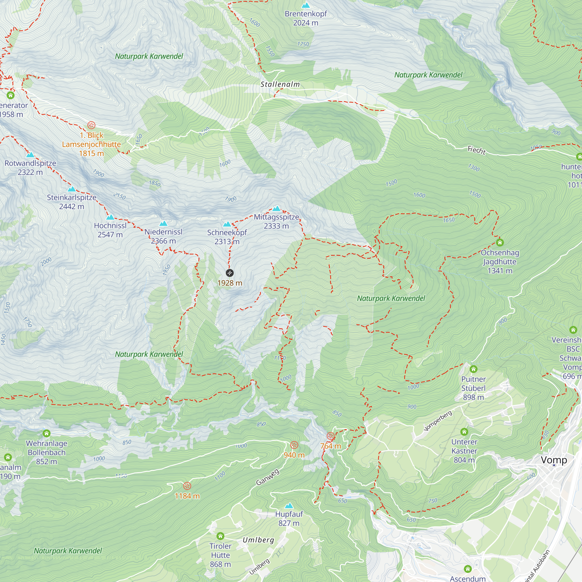 Jagdhütte Adlerblick map