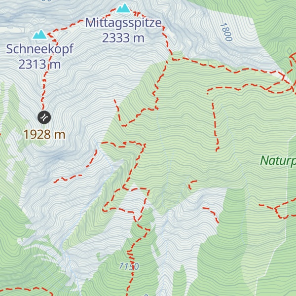 Map of Jagdhütte Adlerblick