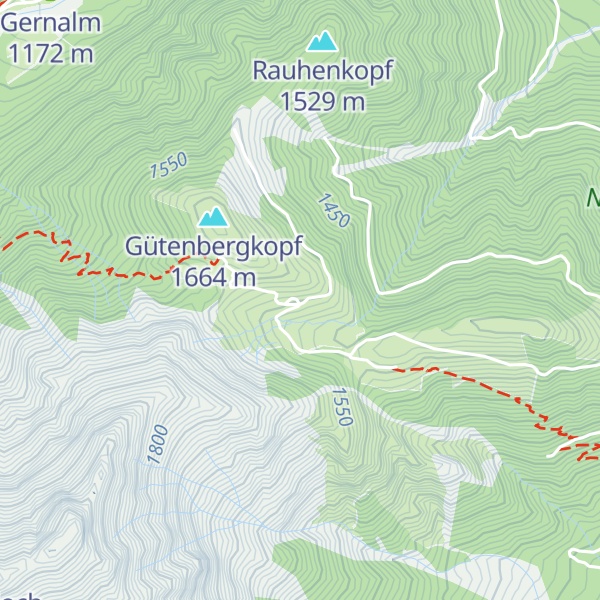 Map of Gütenbergalm