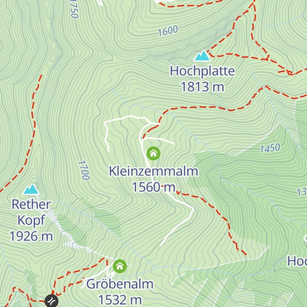 Map of Kleinzemmalm