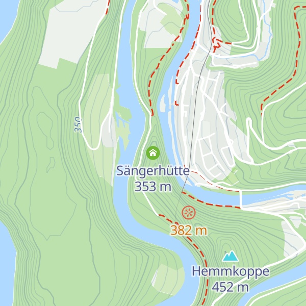 Map of Sängerhütte