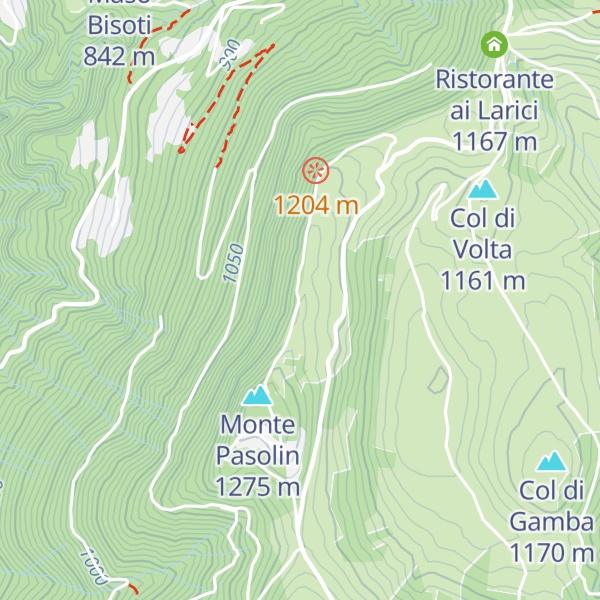 Map of Col dei Baili