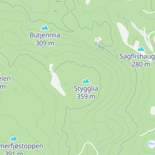 Map of Stygglibrenna