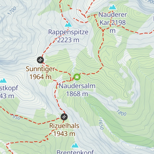 Map of Naudersalm