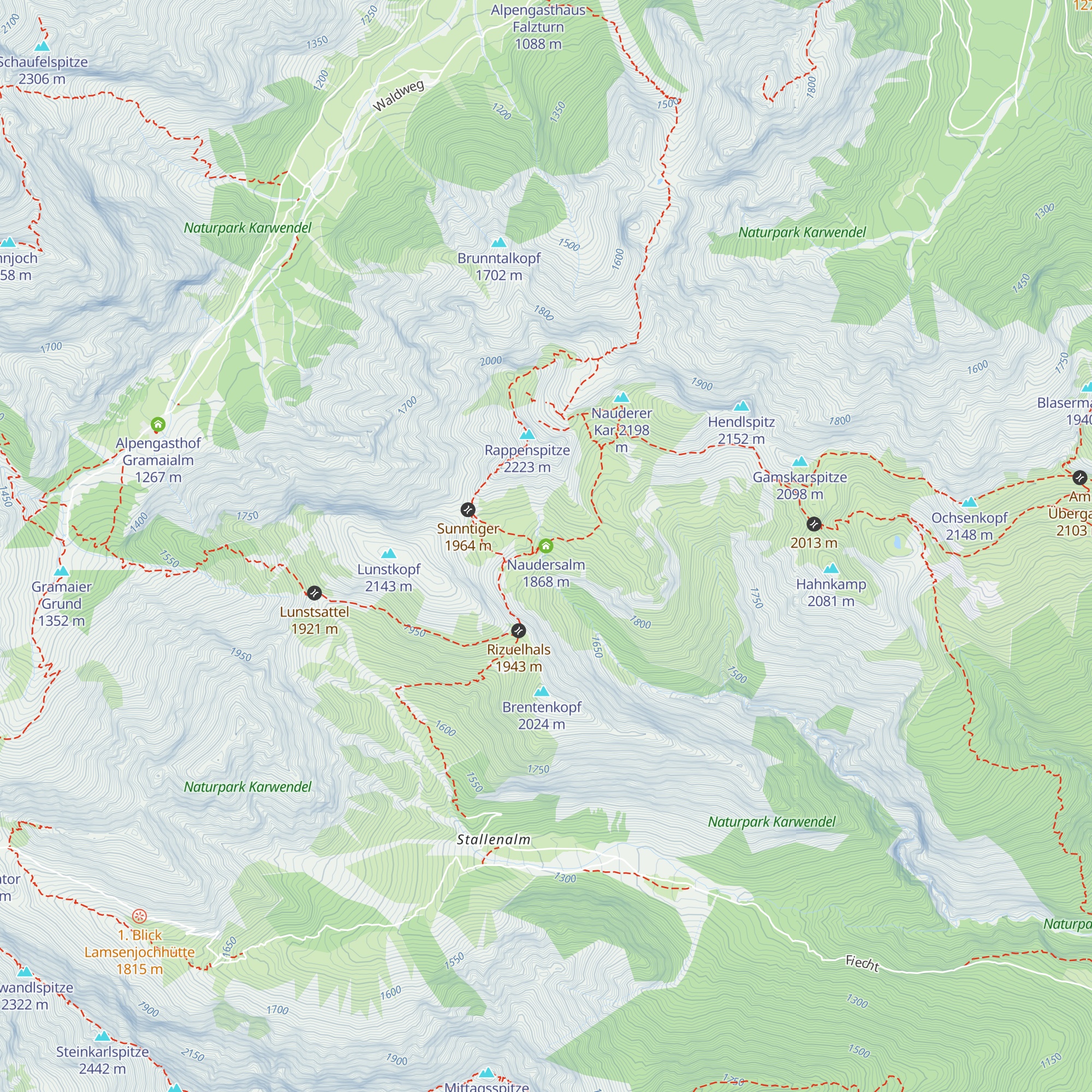 Naudersalm map