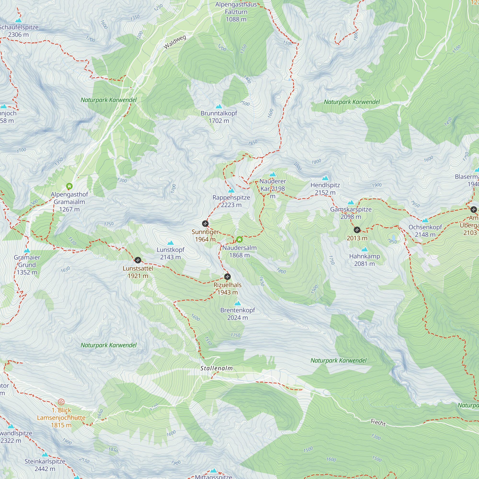Naudersalm map