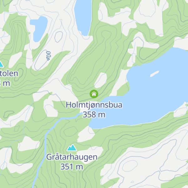 Map of Holmtjønnsbua