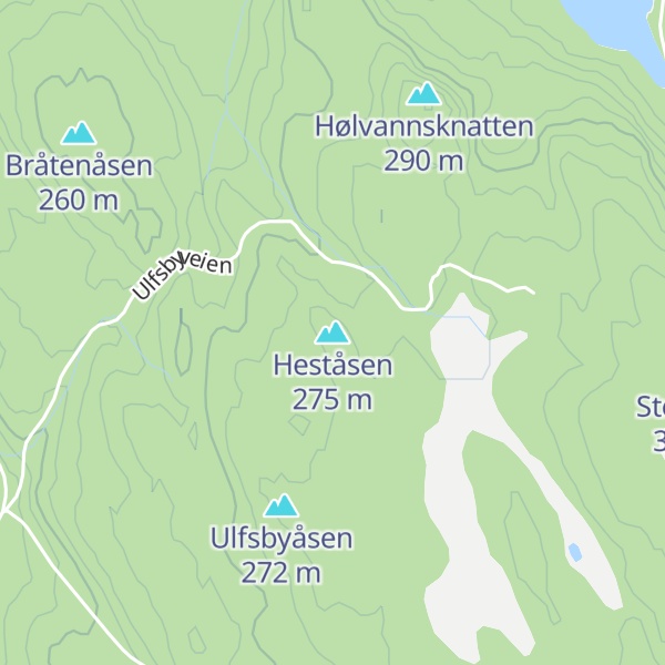 Map of Heståsen