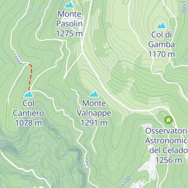 Map of Monte Valnappe