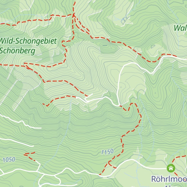 Map of Schönberg Alm