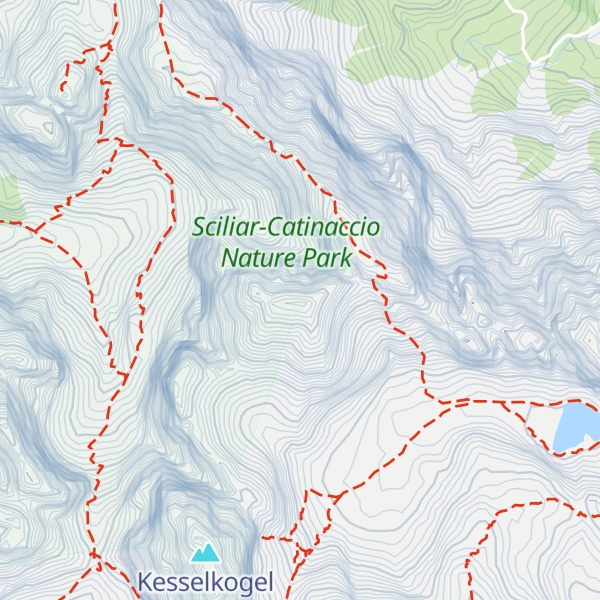 Map of Croda dei Cirmei - Antermoiakogel