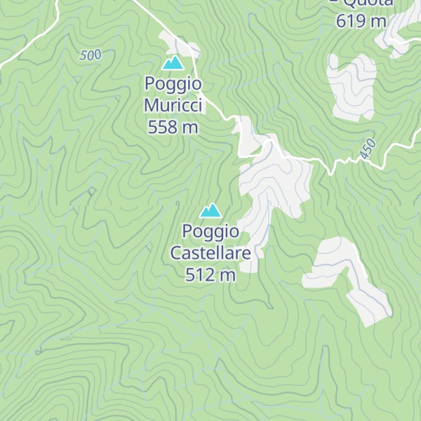 Map of Poggio Castellare
