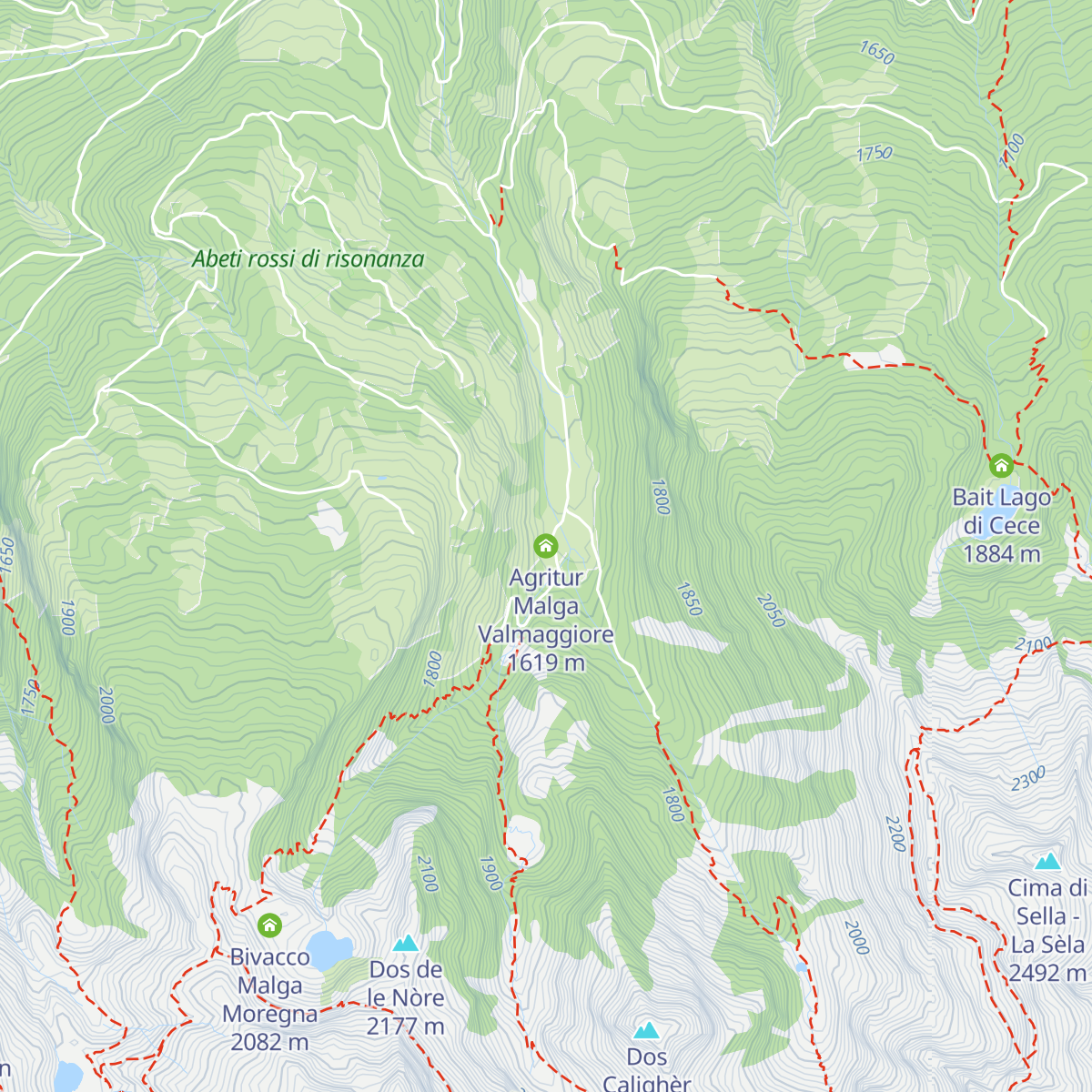 Agritur Malga Valmaggiore map