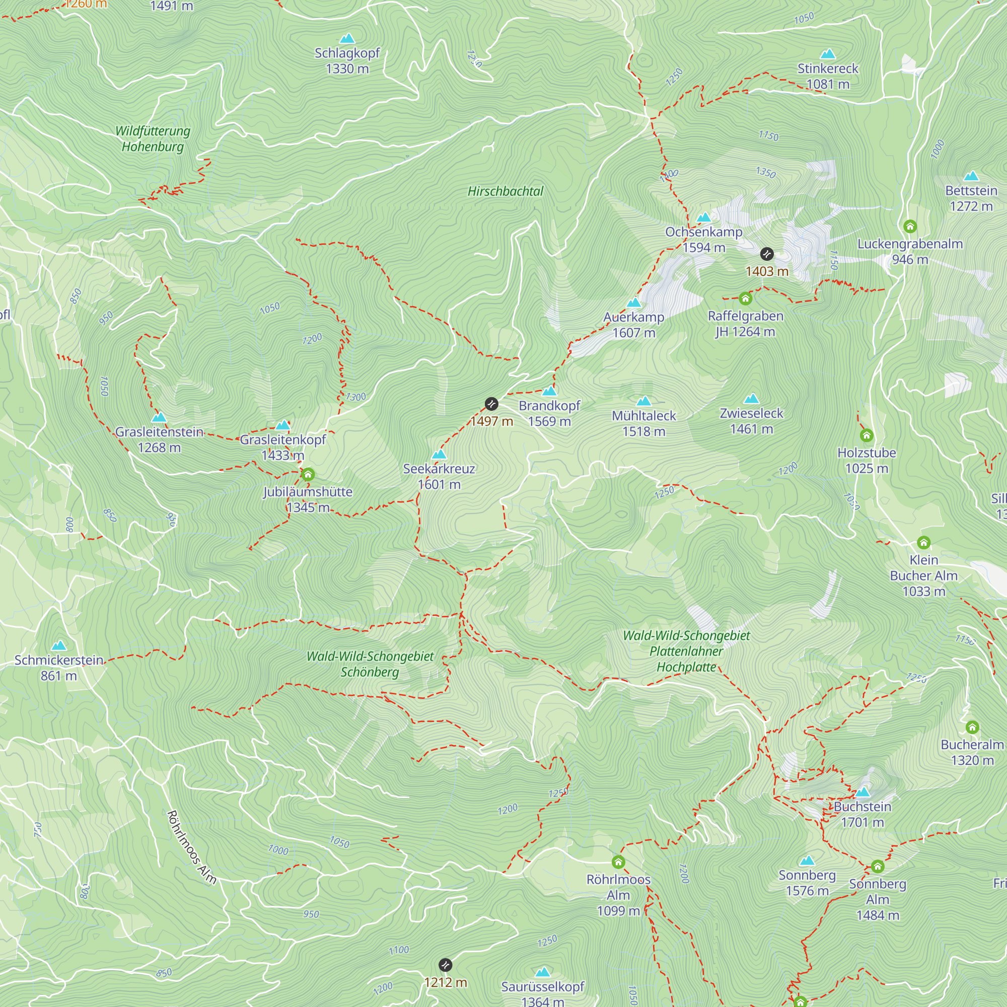 Rauhalmhütte map