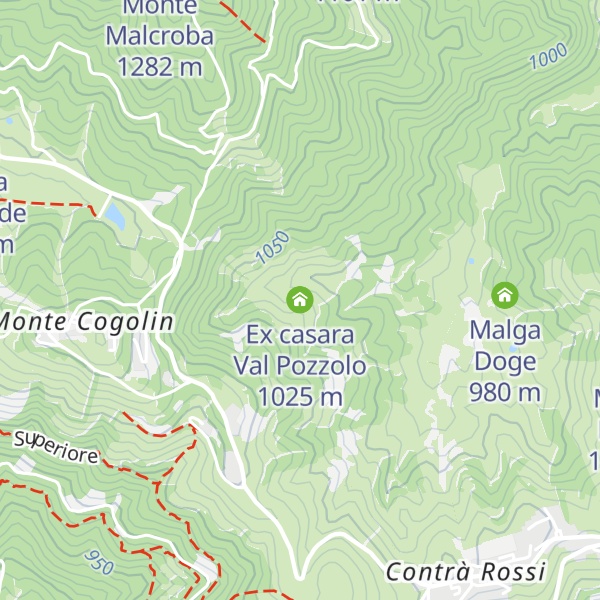 Map of Ex casara Val Pozzolo