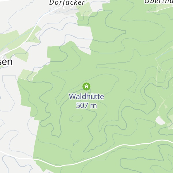 Map of Waldhütte