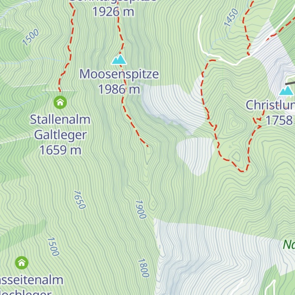 Map of Schreckenspitze
