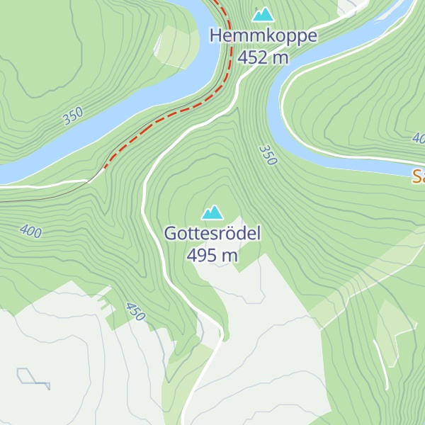 Map of Gottesrödel