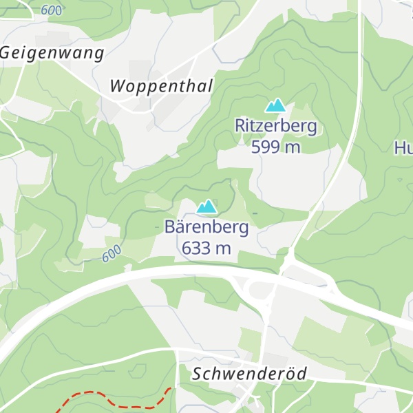 Map of Bärenberg
