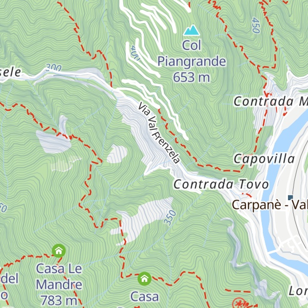 Map of Casa Giaconi