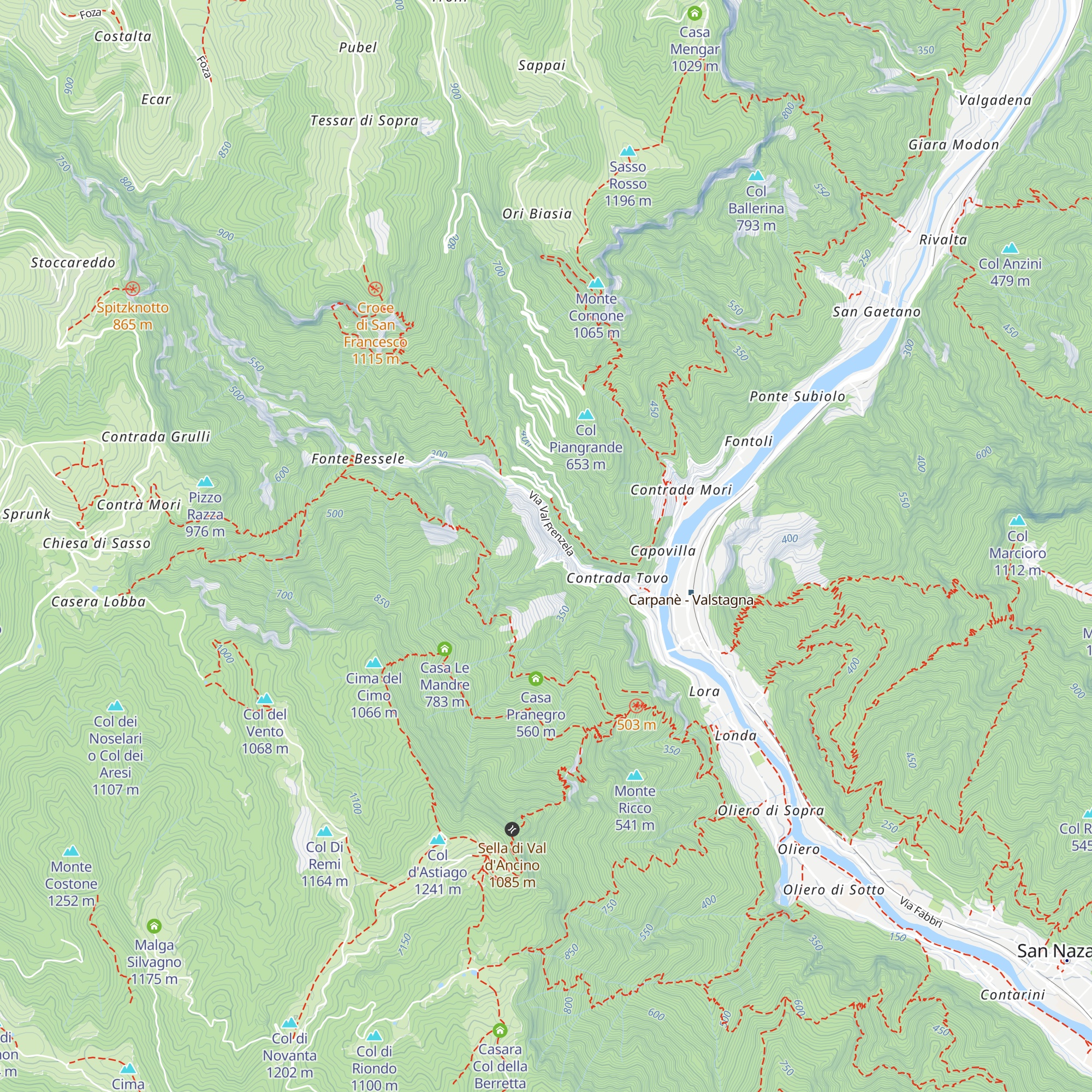 Casa Giaconi map