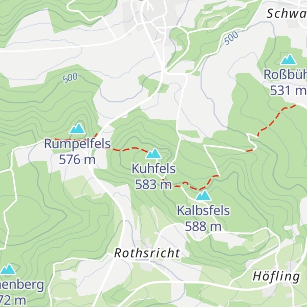 Map of Kuhfels