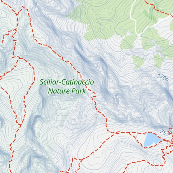 Map of Molignonspitze - Molignon di Mezzo