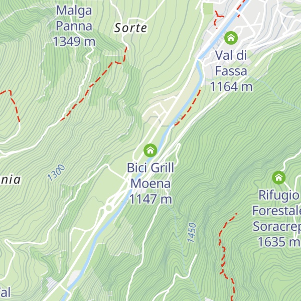 Map of Bici Grill Moena