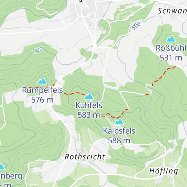 Map of Kuhfelshütte