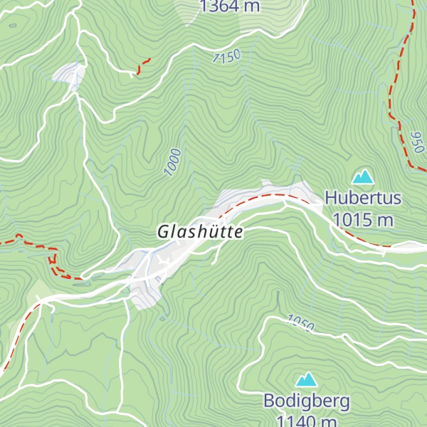 Map of Glashütte